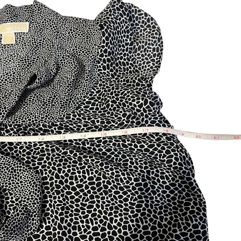 Michael Kors - Womens Ruffle Sleeve Top - Sz. SM - Picture 7 of 8